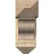Ekena Millwork Funston Arts and Crafts Rough Sawn Bracket w/ Offset Brace, Douglas Fir, 8"W x 20"D x 20"H BKT0806X20X20FST03RDF - alternate 2